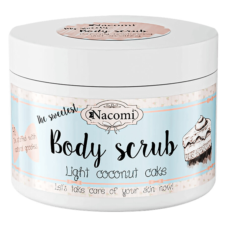 Nacomi Sugar Body Scrub Light Coconut Cake 200g