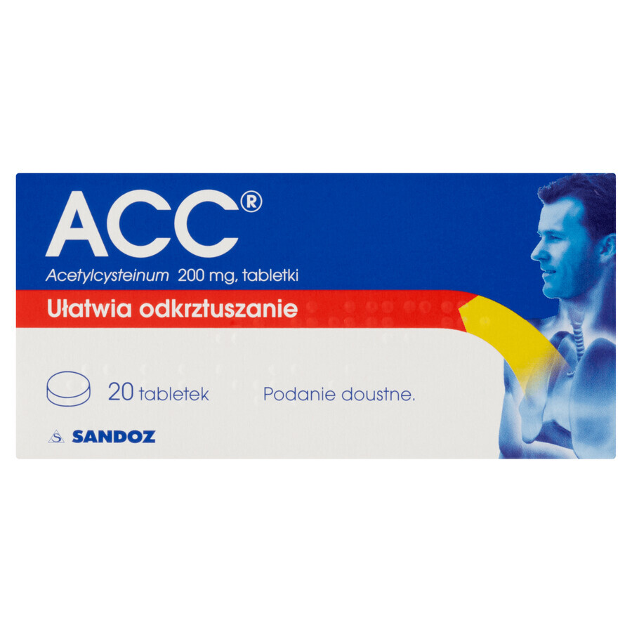 ACC 200 mg, 20 compresse rivestite con film