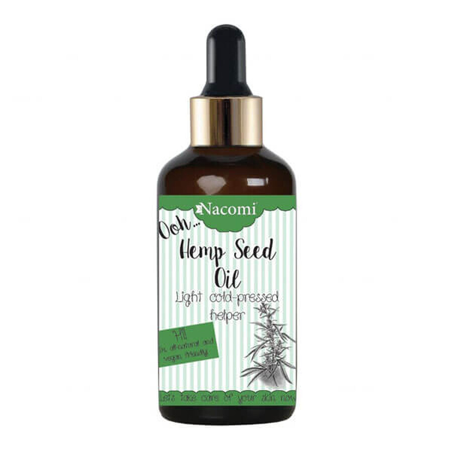 Nacomi, hemp seed oil with pipette, 50 ml