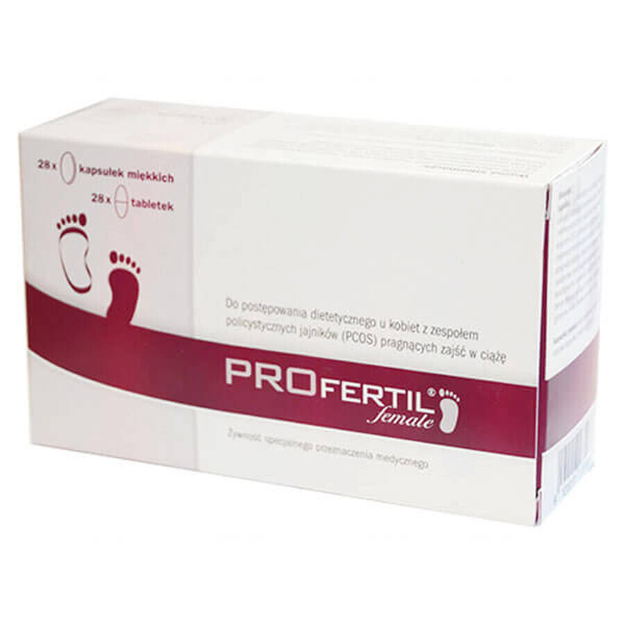 Profertil femmina, 28 compresse + 28 capsule molli