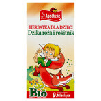 Apotheke Rosa canina e olivello spinoso Bio, infuso per bambini oltre i 9 mesi, 1,5 g x 20 bustine