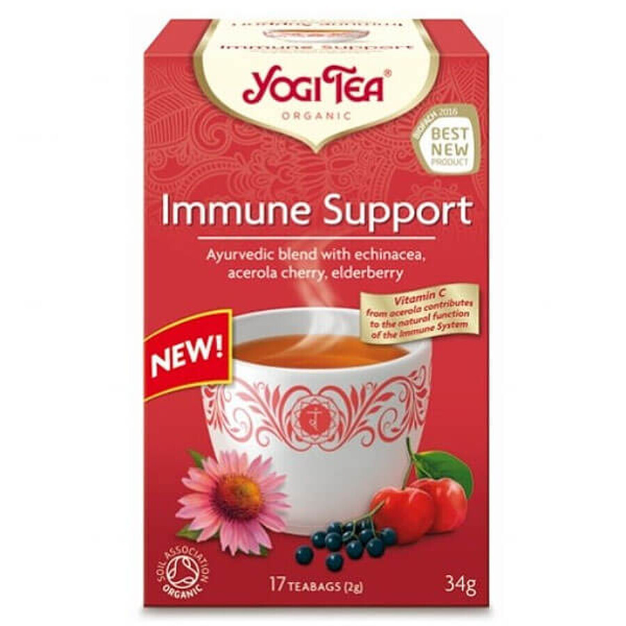 Yogi Tea Organic Immune Support, immunity tea, 2 gx 17 sachets