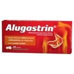 Alugastrin 340 mg, mint flavor, 20 chewable tablets