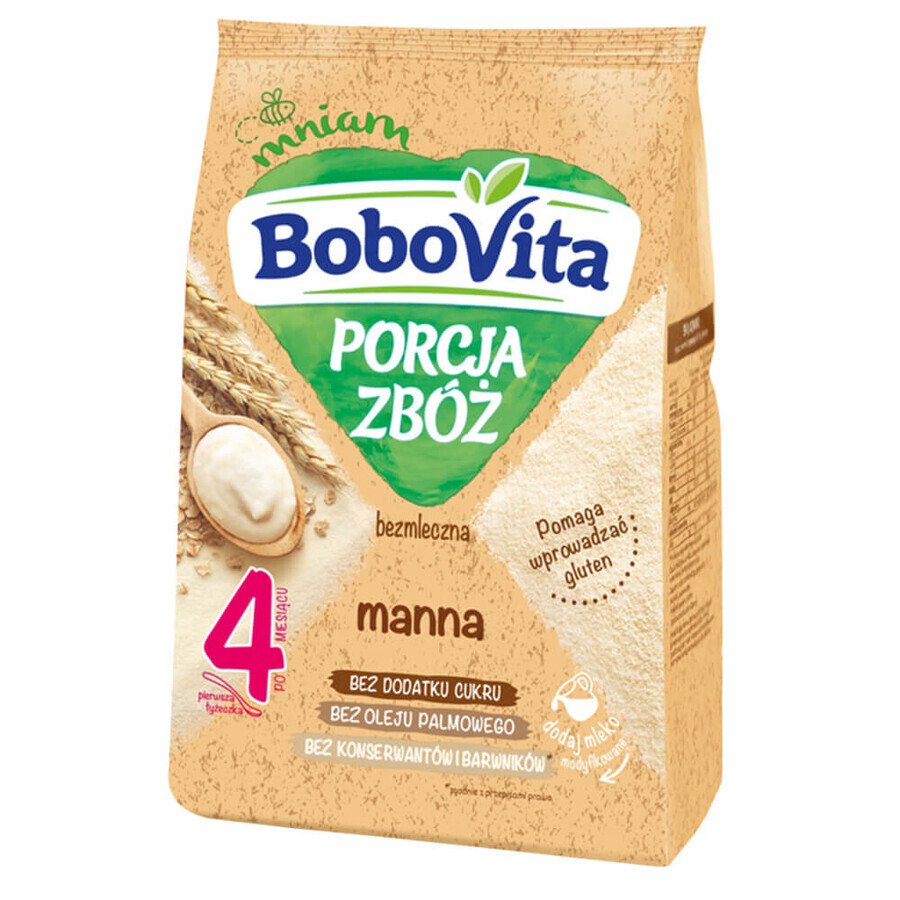 BoboVita Porcja Zbóż Porridge, senza latticini, senza zuccheri aggiunti, dopo 4 mesi, 170 g