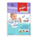 Bella Baby, baberos desechables, Happy Lunch, 10 pcs