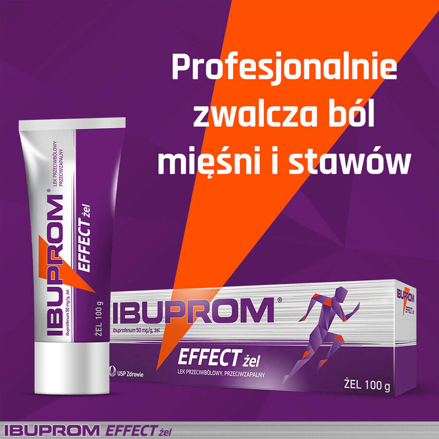 Efect Ibuprom 50 mg/g, gel, 60 g