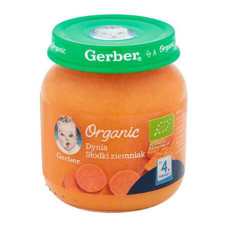 Gerber Organic Lunch, Kürbis, Süßkartoffel, ab 4 Monaten, 125 g