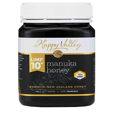 Happy Valley, Miel de Manuka UMF 10+, 500 g