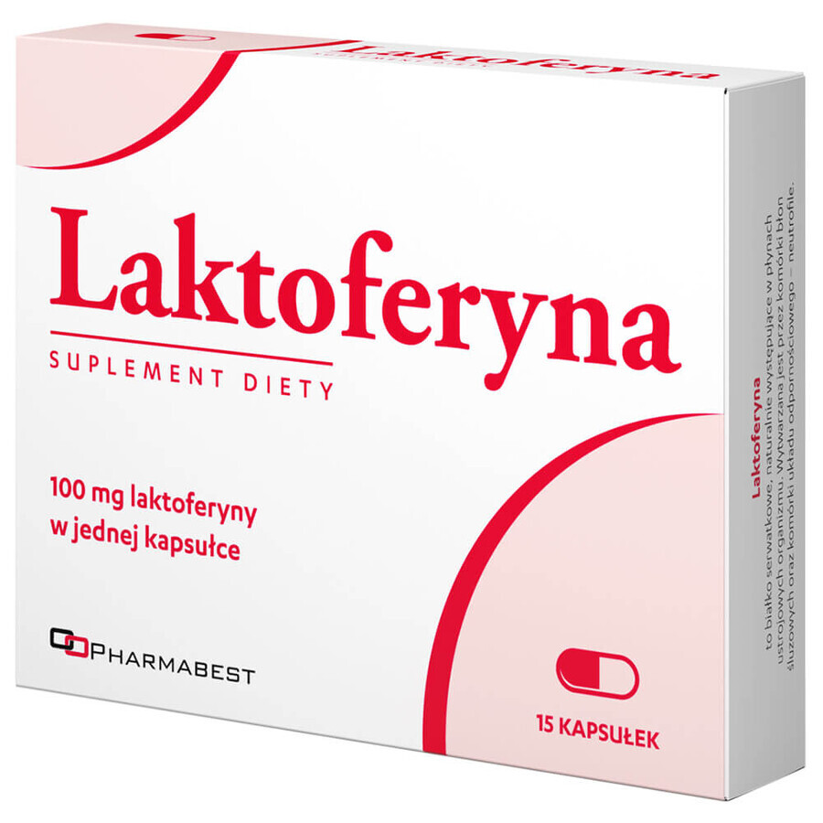 Pharmabest Lattoferrina, 15 capsule