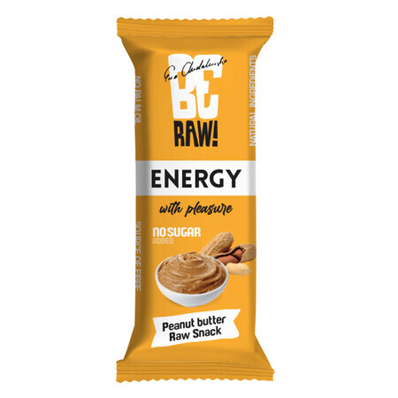 BeRAW! Energy Raw Snack, barretta energetica, crema di nocciole, 40 g