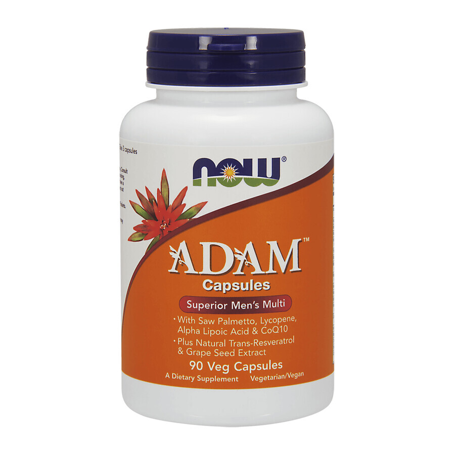 Now Foods Adam, multivitaminico per uomini, 90 capsule