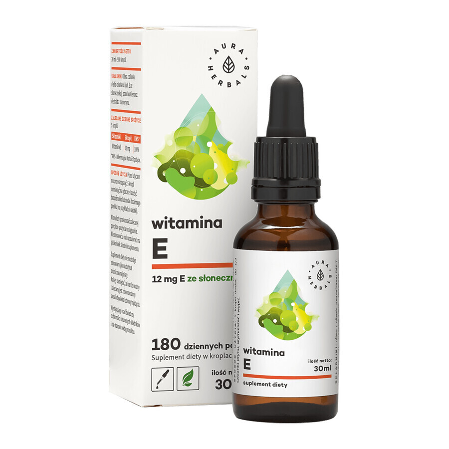 Aura Herbals Vitamina E gocce, 30 ml