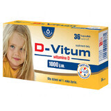 D-Vitum 1000 UI, vitamina D per bambini da 1 anno, 36 capsule twist-off