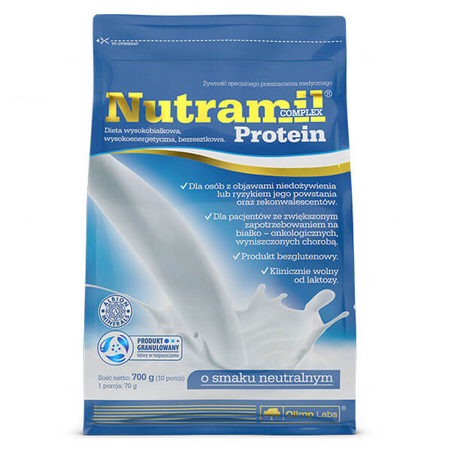 Olimp Nutramil Complex Protein, préparation nutritionnelle, saveur neutre, 700 g