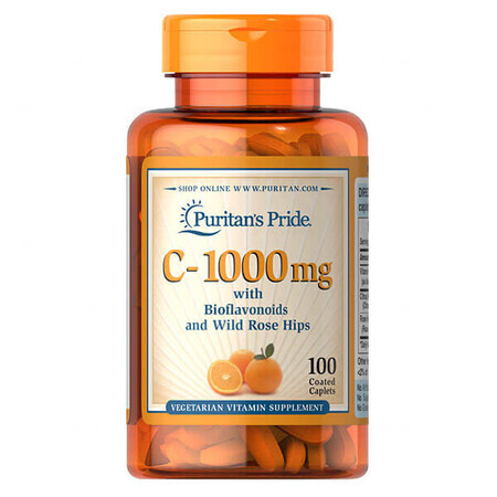 Puritan's Pride C-1000 mg, 100 comprimidos