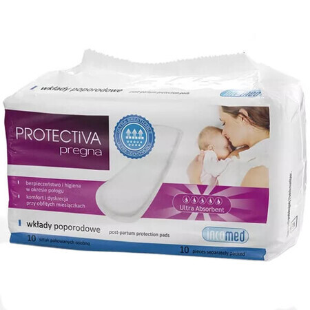 Protectiva Pregna, assorbenti post-partum, 10 unità