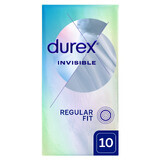 Durex Invisible, preservativi ultrasottili, 10 pezzi