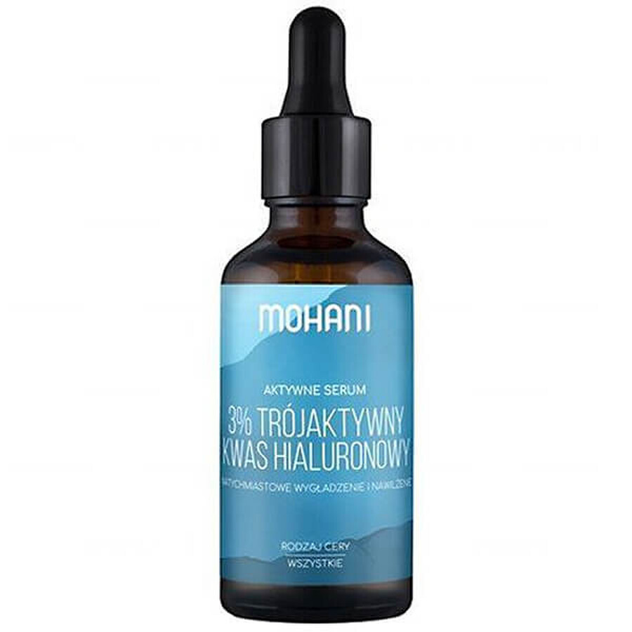 Mohani, tri-active hyaluronic acid, 3% gel, 50 ml