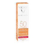 Vichy Capital Soleil, crema viso anti-età 3 in 1, SPF 50+, 50 ml