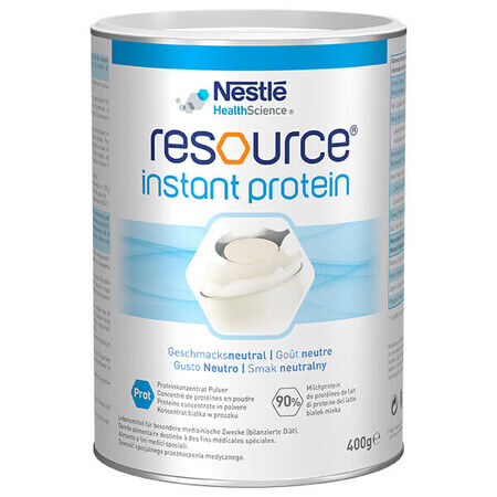 Resource Instant Protein, preparato nutrizionale, gusto neutro, 400 g