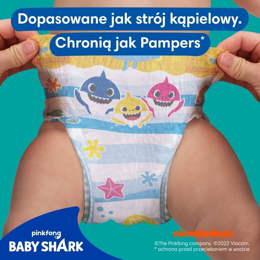 Pampers Splashers, pannolini da bagno, taglia 4-5, 9-15 kg, 11 pz.