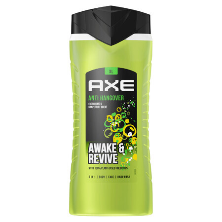 Axe, Gel doccia 3 in 1, Anti Hangover 400 ml