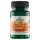 Swanson P-5-P, vitamina B6 20 mg, 60 capsule