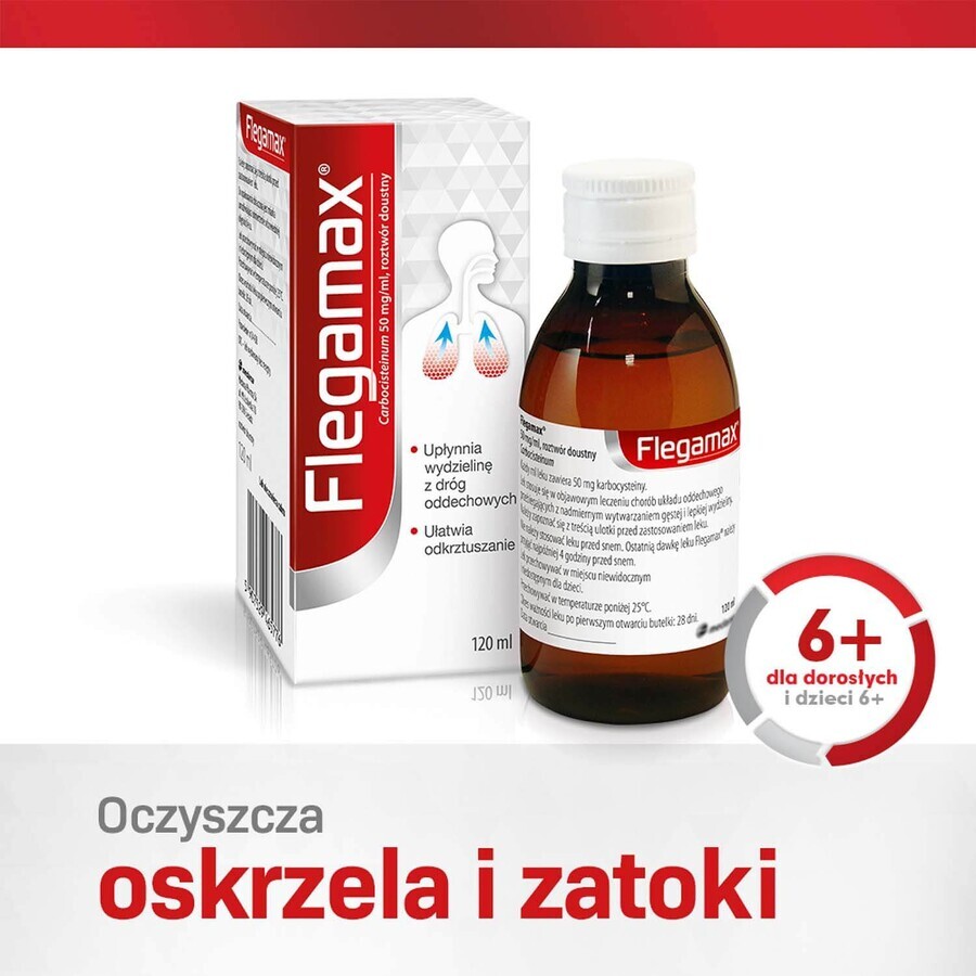 Flegamax 50 mg/ml, soluzione orale, 120 ml