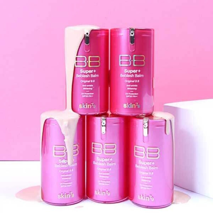 Skin79 BB Hot Pink Super+ Beblesh Balm, crema tonificante per il viso, SPF 30, 40 g