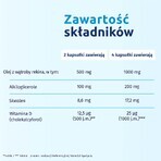 Iskial, ulei de ficat de rechin + vitamina D3, 120 capsule