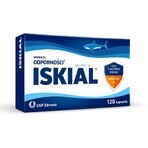 Iskial, ulei de ficat de rechin + vitamina D3, 120 capsule