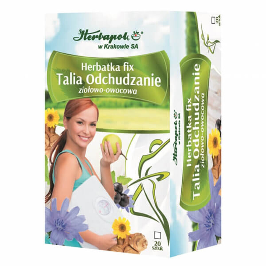 Herbapol Talia Odchudzanie, infuso di erbe e frutta, 2 g x 20 bustine