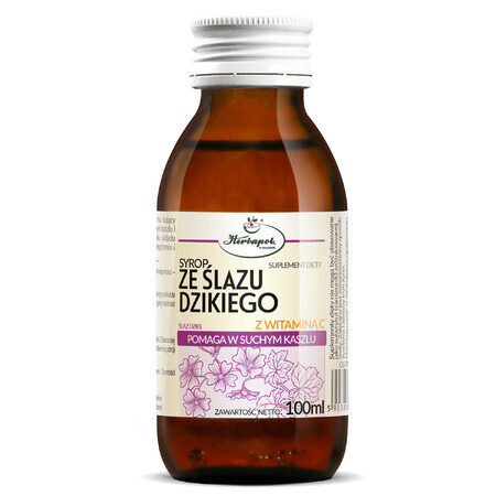 Herbapol Sirop de mauve sauvage avec vitamine C, 100 ml