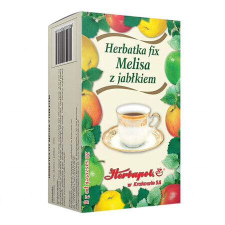 Herbapol Melissa con Mela, tè fisso, 2 g x 20 bustine