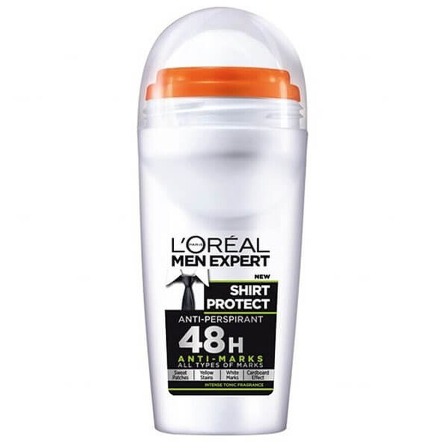 L'Oreal Men Expert, Shirt Protect, antitraspirante roll-on, 50 ml