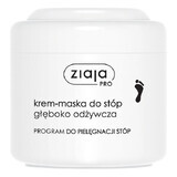 Ziaja Pro, crema-maschera per piedi profondamente nutriente, 200 ml