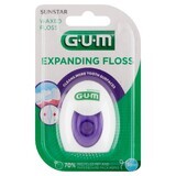 Filo interdentale Sunstar Gum Expanding, cerato, filo interdentale per gonfiare, 30 m