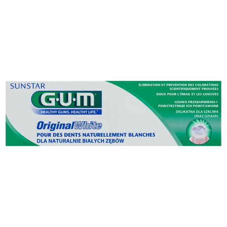 Sunstar Gum Original White, dentifricio, 75 ml