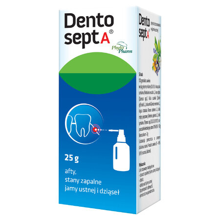 Dentosept A, mouthwash, with applicator, 25 g