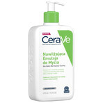 CeraVe, emulsione detergente idratante, pelle normale e secca, 473 ml