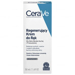 CeraVe, crema mani rigenerante con ceramidi, pelle molto secca e disidratata, 50 ml