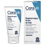 CeraVe, crema mani rigenerante con ceramidi, pelle molto secca e disidratata, 50 ml