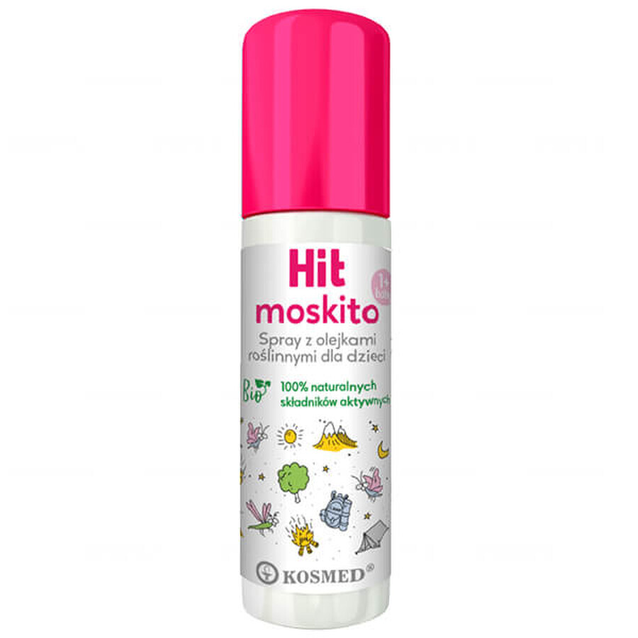 Kosmed Hit, spray contre les moustiques, les tiques et les moucherons, plus de 1 an, 100 ml