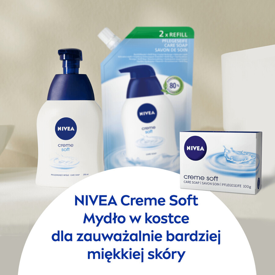 Nivea, verzorgende zeep, creme soft, 100 g