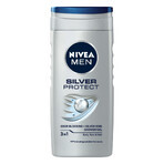 Nivea Men Silver Protect, 3 in 1 shower gel for face, body and hair, 250 ml