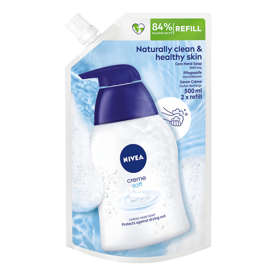 Nivea, savon liquide creme soft, creme soft, stock, 500 ml