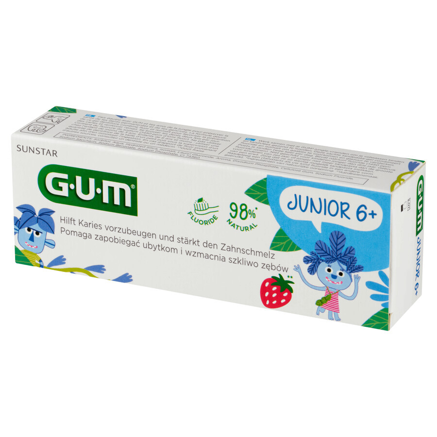 Sunstar Gum Junior, dentifricio, da 6 anni, 50 ml