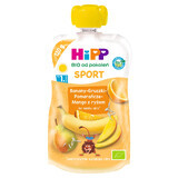 HiPP Sport Bio mousse di frutta, banana, pera, arancia, mango con riso, dopo 1 anno, 120 g