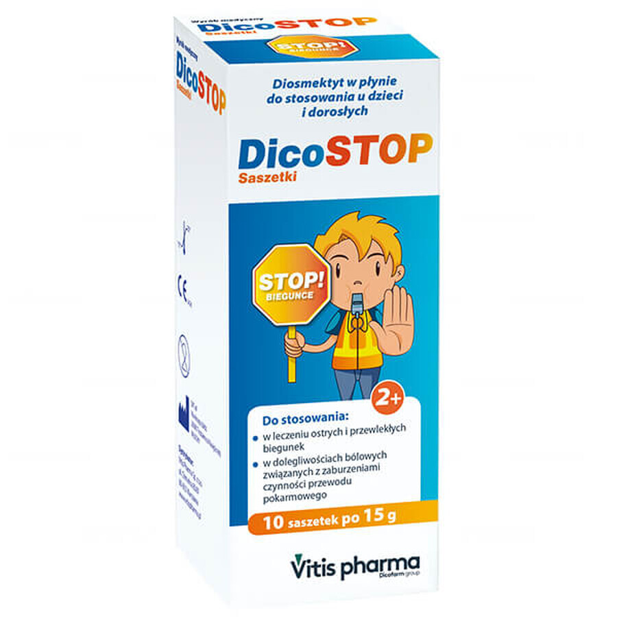 DicoStop, 15 g x 10 bustine