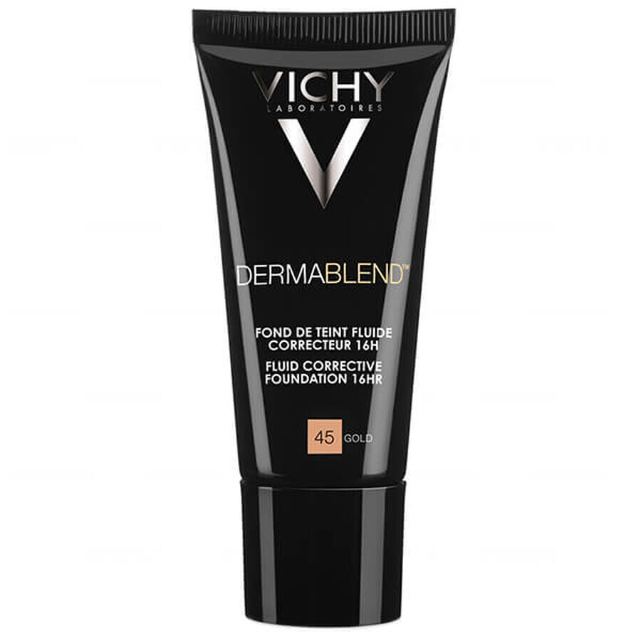 Vichy Dermablend, fluido correttivo, 45 Gold, 30 ml